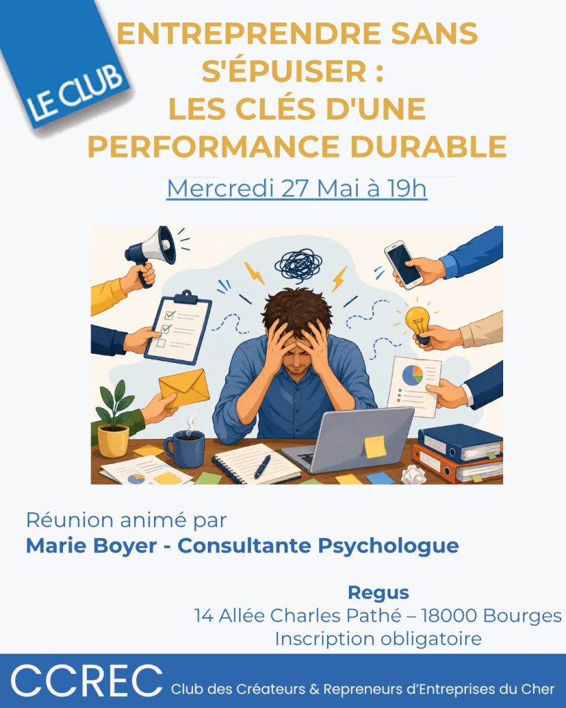 soiree ccrec entreprendre sans s epuiser